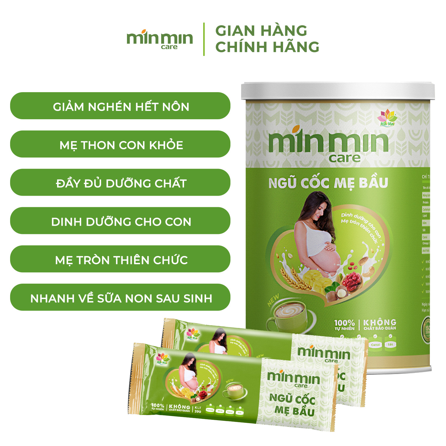 Ngũ cốc Bầu Min Min 35 loại hạt - tốt cho mẹ - khỏe cho con yêu 