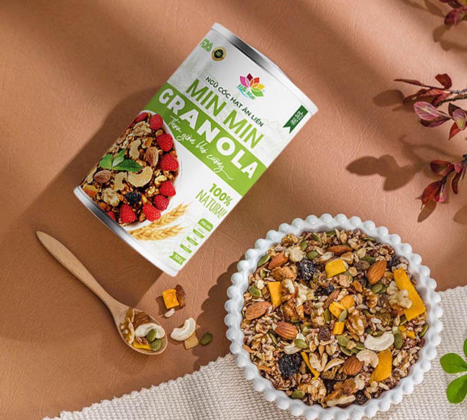 Granola Min Min - dinh dưỡng dành cho các Gymer, mua ngay! 