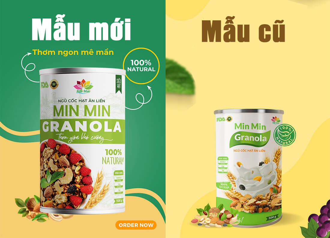 ngũ cốc hạt Granola Min Min